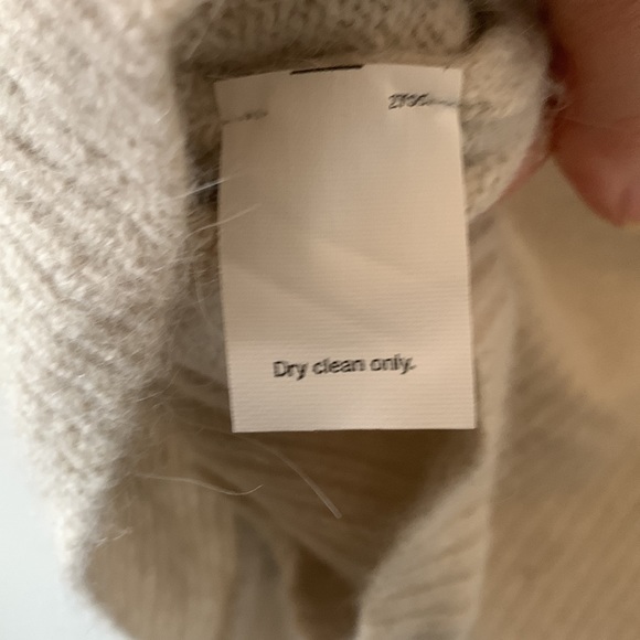 NWT J. CREW FACTORY Beige V-Neck Collared Long Sleeves Cardigan Sweater Size S - Picture 13 of 13